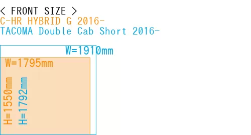 #C-HR HYBRID G 2016- + TACOMA Double Cab Short 2016-